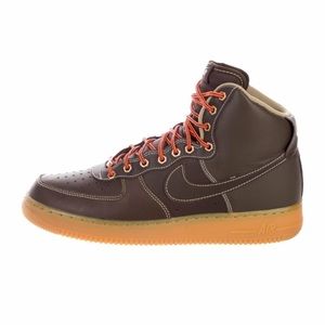 Nike Air Force 1 High Top Brown Sneaker Sz 5 Youth (Women’s 6.5)